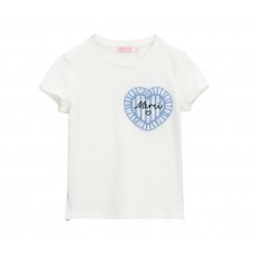 ORIGINAL MARINES DFP3076CF ΠΑΙΔΙΚΗ ΜΠΛΟΥΖΑ T.Shirt ΜΕ ΚΕΝΤΗΜΑ ΚΑΡΔΙΑ ΚΟΡΙΤΣΙ ΛΕΥΚΗ